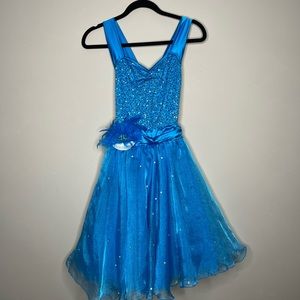 Adult/Child Dance Costume Royal Blue; Tap, Jazz, Musical Theater, Performance